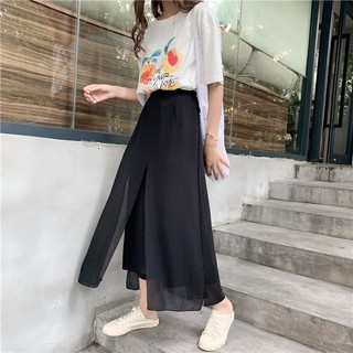 [ORDER] Quần giả chân váy cách điệu tà xẻ cực độc V086