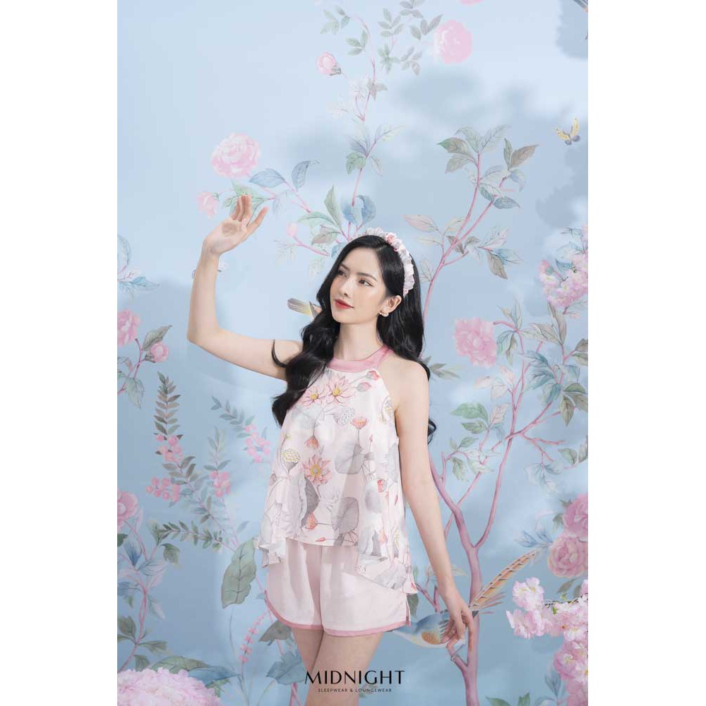 Set Yếm Hải Đường - Midnight Sleepwear