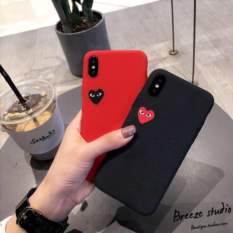 Ốp điện thoại TPU mềm in hình trái tim có đôi mắt độc đáo cho Oneplus 3 5 5T 6 One plus 3T 5T