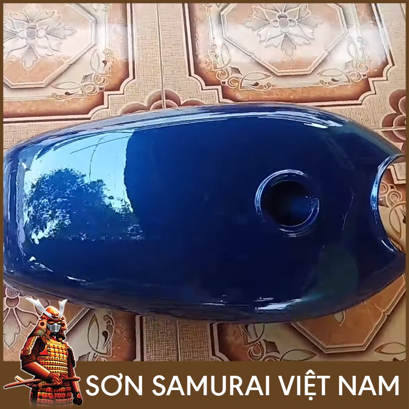 Màu Xanh Son Samurai - Combo Sơn Xịt Samurai Màu Xanh H222