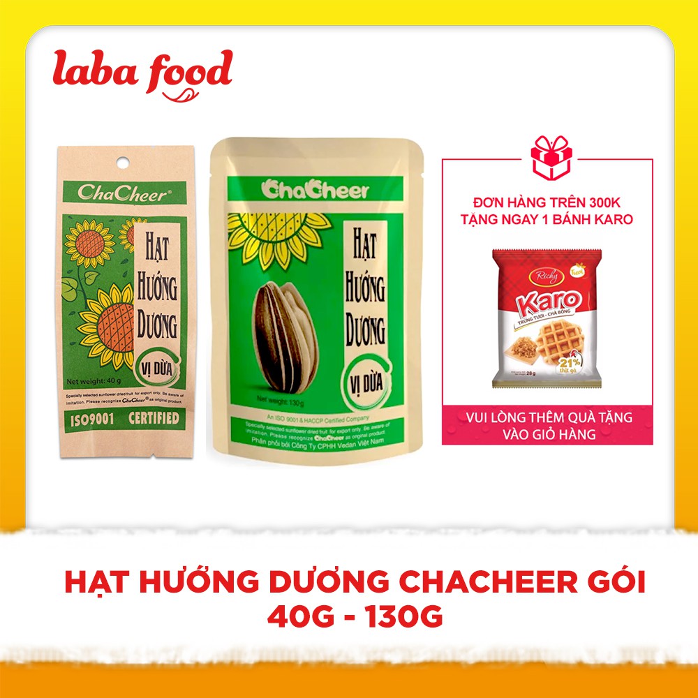 Hạt Hướng Dương ChaCheer Gói 40g,130g