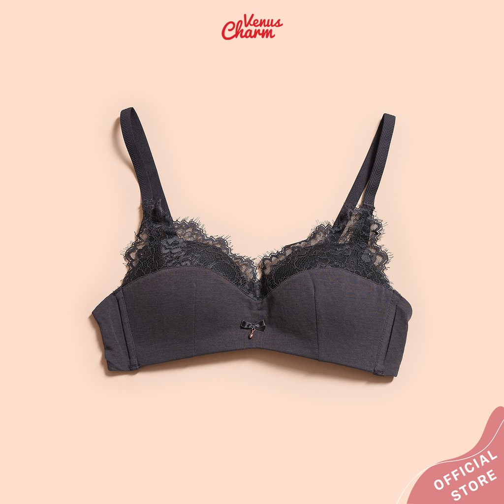 Áo lót ren không gọng quả ngang sexy Venus Charm V202 thiết kế mút mỏng nhẹ cho ngực vừa và lớn | BigBuy360 - bigbuy360.vn