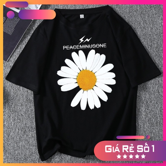 Áo thun UNISEX hoa cúc thời trang (COTTON 100%)
