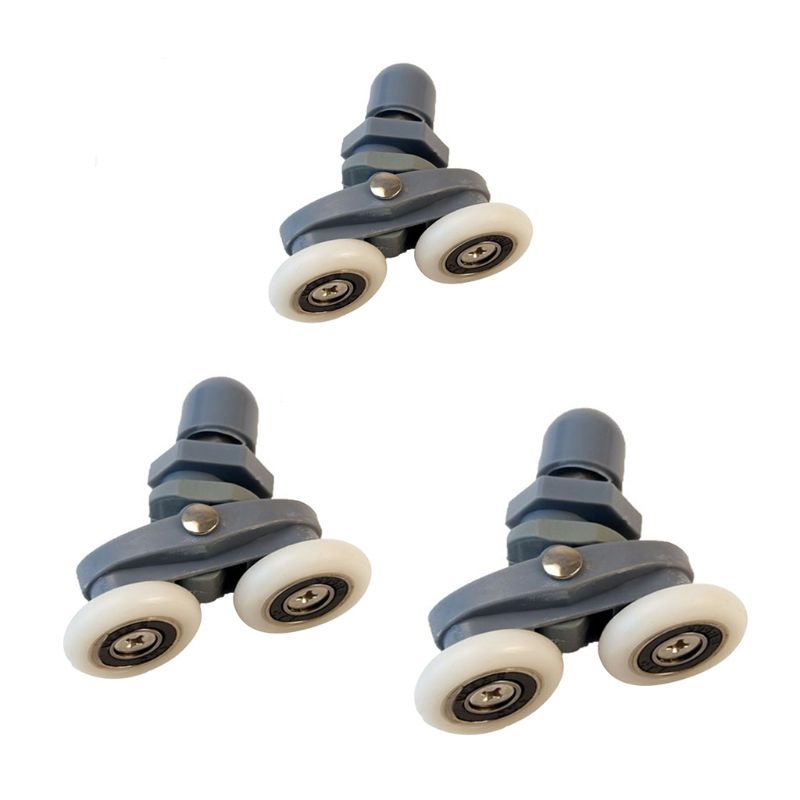 Set 4 Bánh Xe Ròng Rọc Gắn Cửa Nhà Tắm Chuyên Dụng
