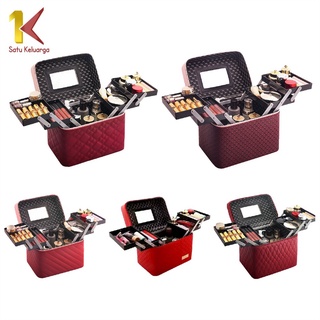 Image of Satu Keluarga Box Make Up K1 Kotak Kosmetik / Beauty Case / Tas Kosmetik / Make Up Case / Koper Makeup Waterproof