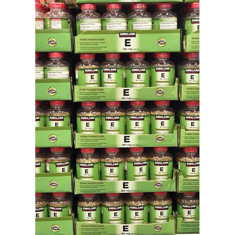 Vitamin E 400 IU 500 viên Kirkland