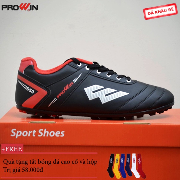 Giày Bóng Đa Bằng Da Prowin  Trẻ Em - Màu Xanh Dương (TẶNG TẤT)Thương Hiệu Việt Chất Lượng Cao