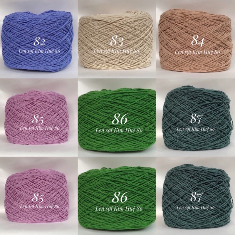 Sợi cotton Việt Nam 1mm ( từ màu 21 đến màu 40)