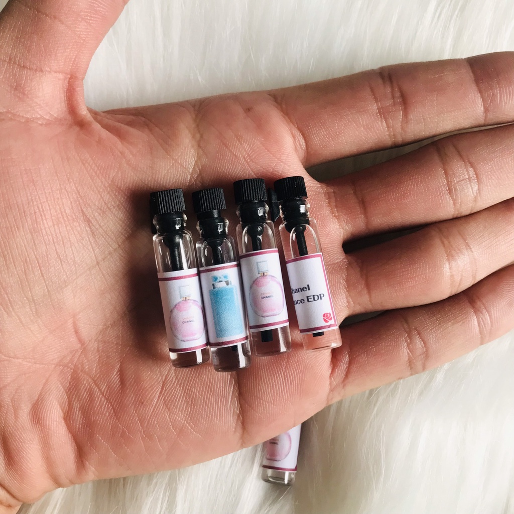 Mẫu thử nước hoa nữ chính hãng các loại Versace, DG, Burberry....dung tích 1,2ml - 1,5ml