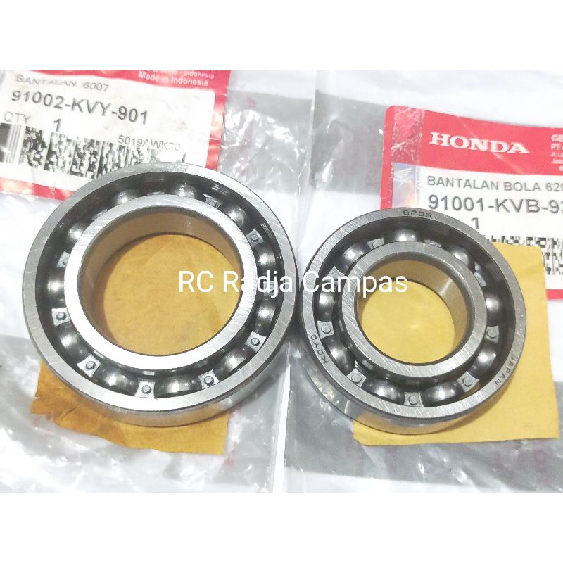 Kruk Set 2 Vòng Bi 6007-6205 / 2 Phụ Kiện Cho Xe Ô Tô