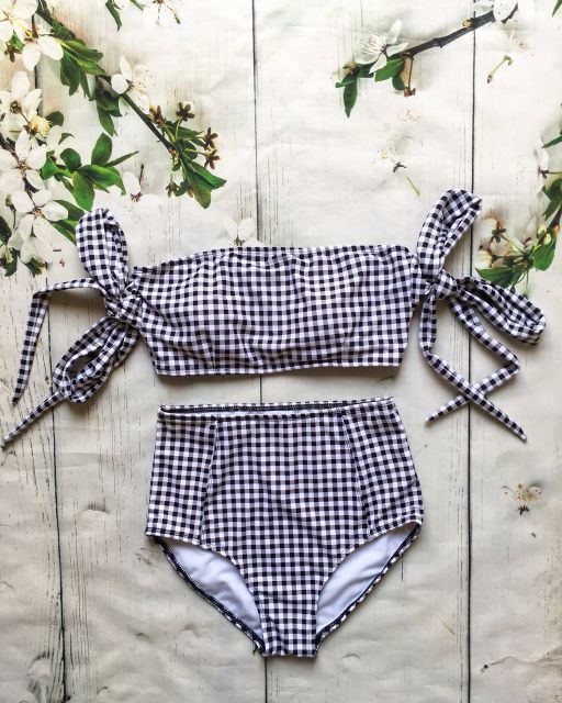 Bikini caro dạng ống