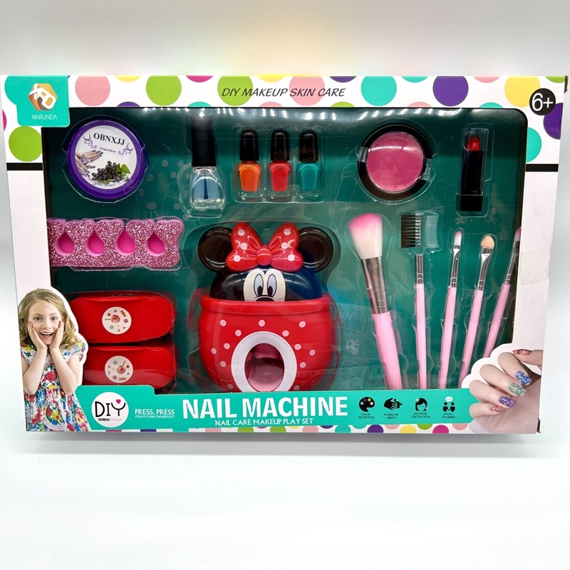 Đồ chơi tập sơn móng tay in sticker hoạ tiết cho bé