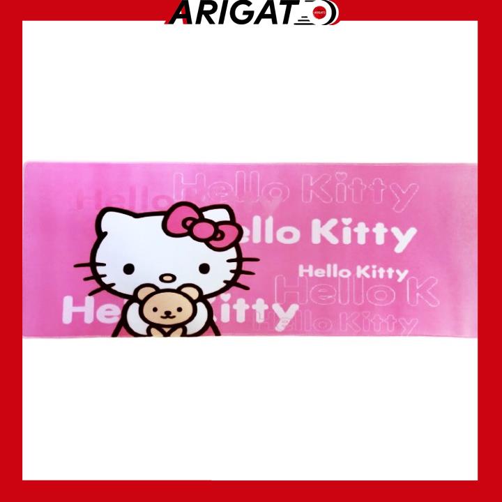 Miếng Lót Chuột Bàn Di Hồng Cỡ Lớn Hình Mèo Hello Kitty Kích Thước 30 - 80Cm Dày 3 Ly