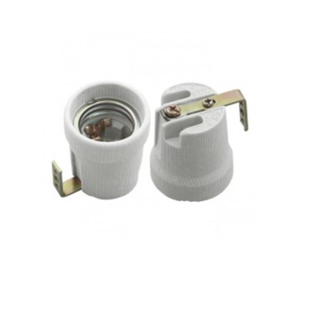 Đui đèn sứ miệng vặn e27 chịu nhiệt chống cháy - Đuôi đèn công suất lớn dành cho bóng sưởi, bóng sợi đốt, bóng úm...