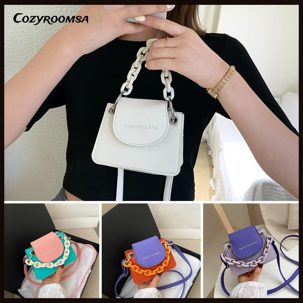 túi đeo vai dành cho nữ Đeo Chéo Chất Liệu Da Pu Thời Trang Cho Nữ