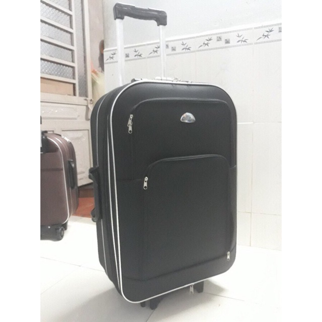 Số 3 24inch - Vali du lịch vải bố dù 3 bánh và 4 bánh xoay 360 đội