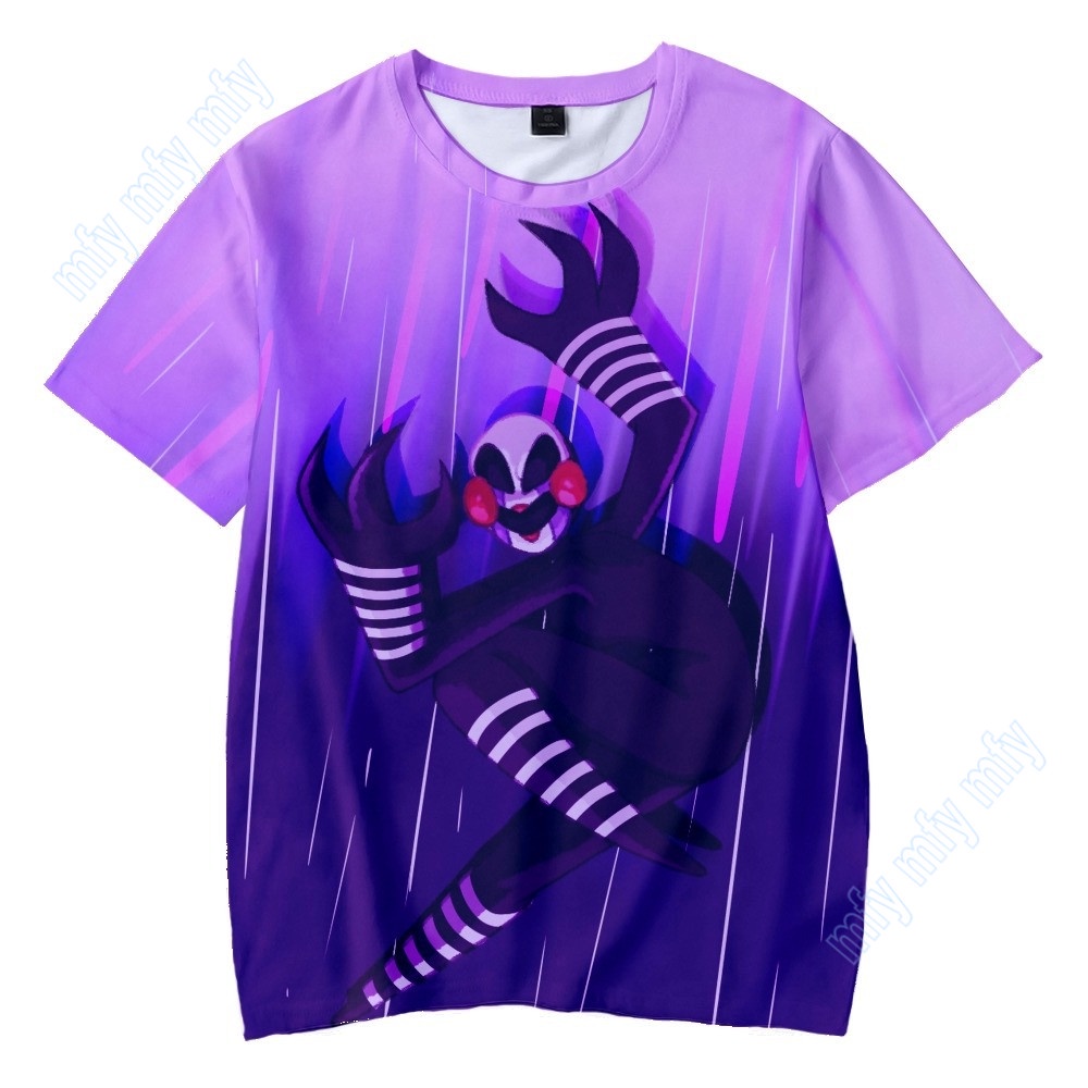 Áo Thun Họa Tiết Hoạt Hình Sundrop FNAF Cho Người Lớn/Teens