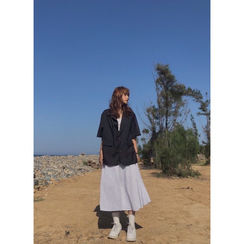 [ ẢNH THẬT ĐỘC QUYỀN MEGGIECLOSET] Áo vest dáng dài, tay ngắn ulzzang | BigBuy360 - bigbuy360.vn