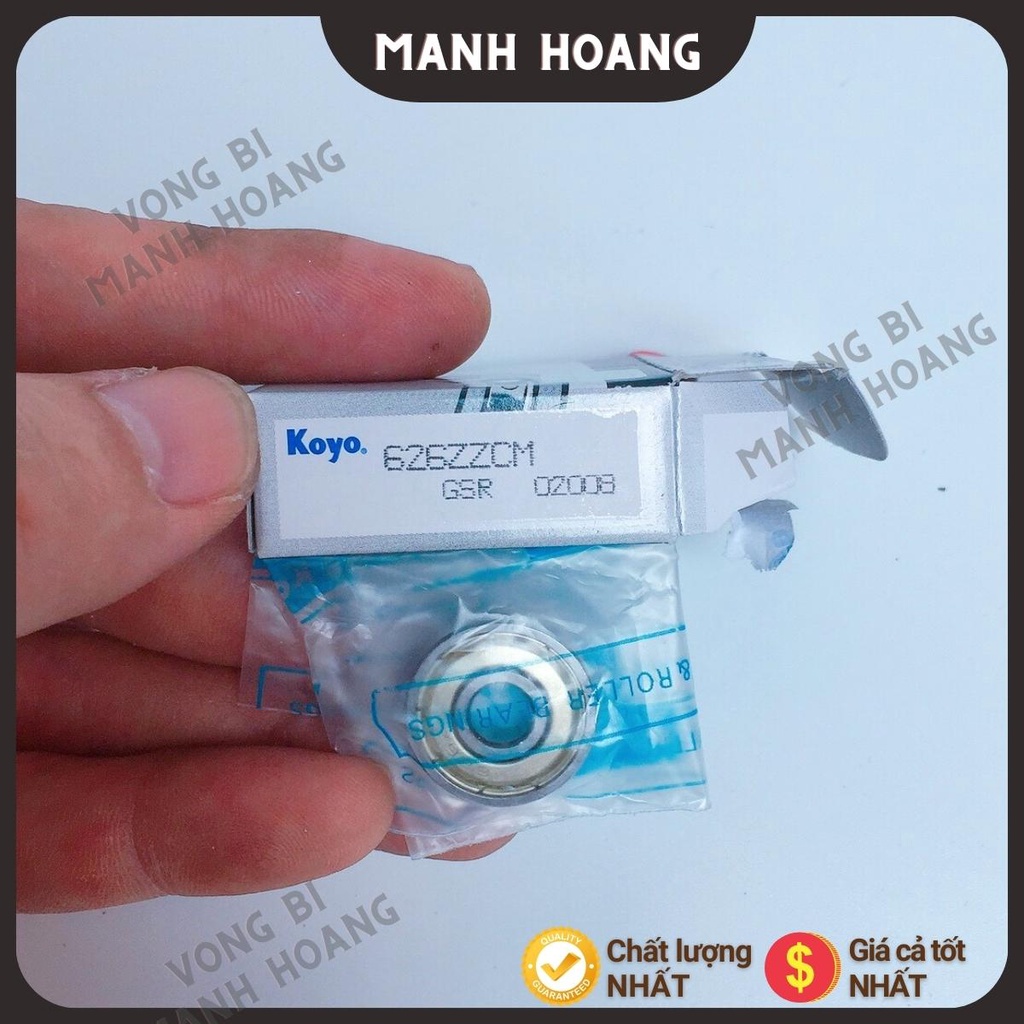 Vòng bi, bạc đạn 626 ZZCM KOYO, tiêu chuẩn quốc tế, chất lượng cao, bền bỉ - Vòng bi Mạnh Hoàng