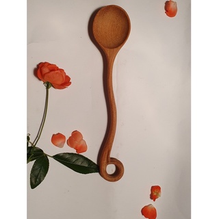 Muỗng Gỗ Hình Nốt Nhạc Dài - Thìa Gỗ Decor Trang trí