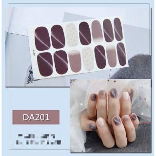 Set 14 nhãn dán đầu móng nghệ thuật