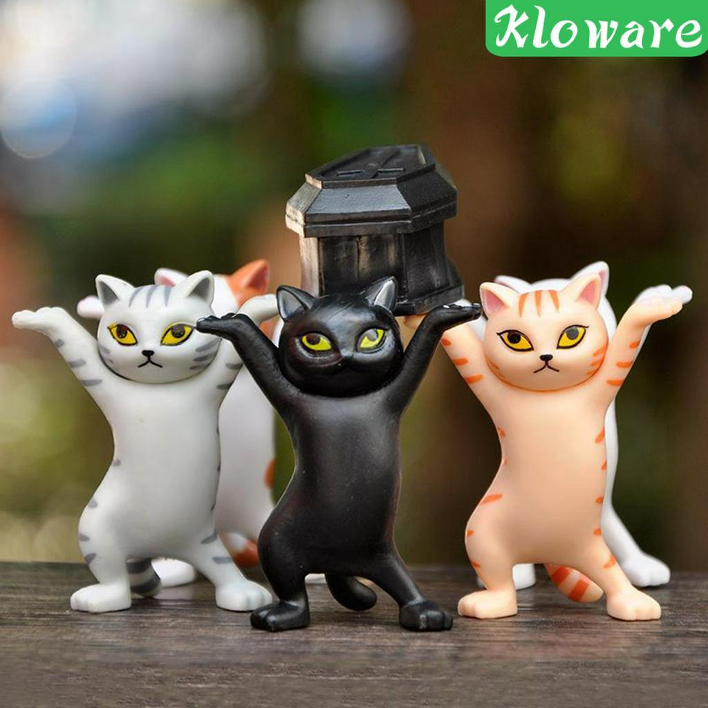 Set 5 Chú Mèo Đồ Chơi Trang Trí