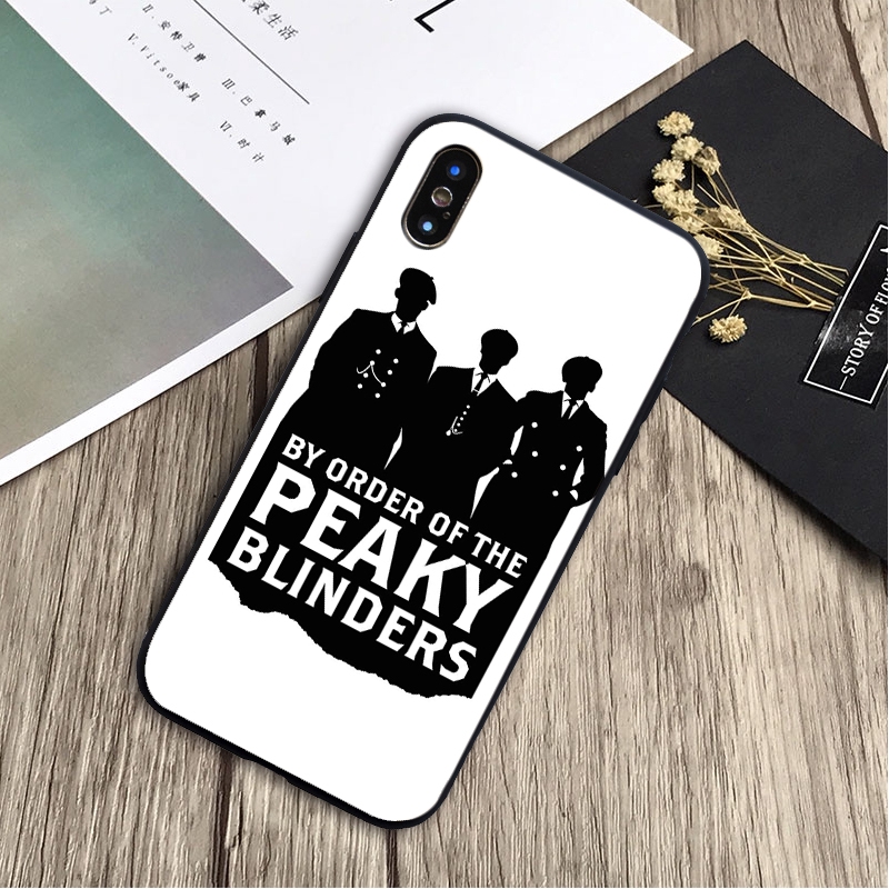 Ốp Điện Thoại Silicon Mềm Hình Peaky Blinders Cross Logo Cho Iphone X Xr Max 8 7 6s 6 8 Plus