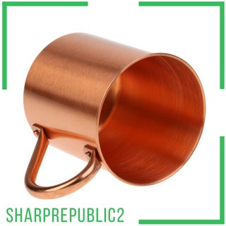 350ml 100% Pure Copper Drinking Cold Beer Bar Mug Coffee Tea Cup with Handle