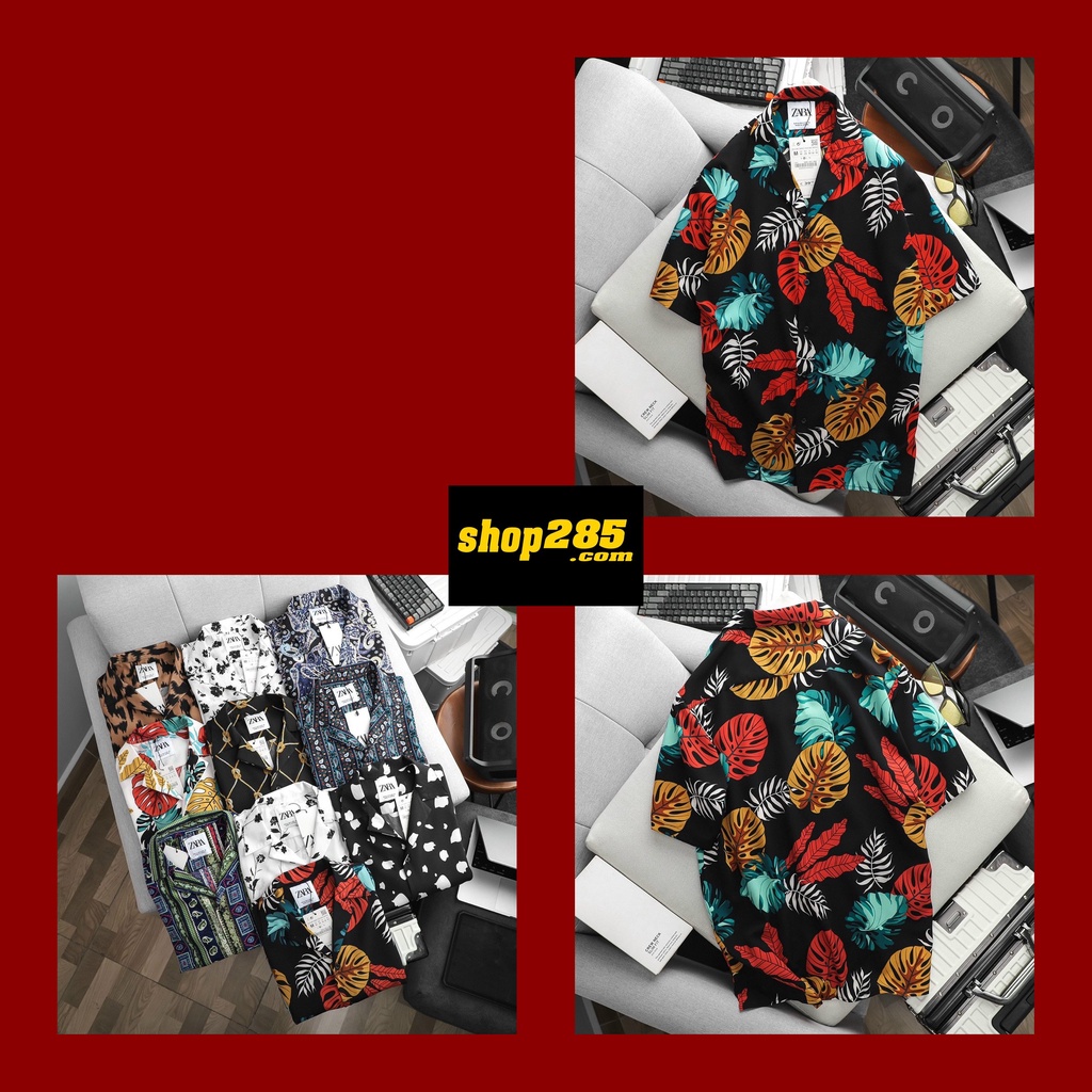 ❤️ dòng sơ mi cổ vest hoa trẻ trung Dáng OVERSIZE - SMZR7A