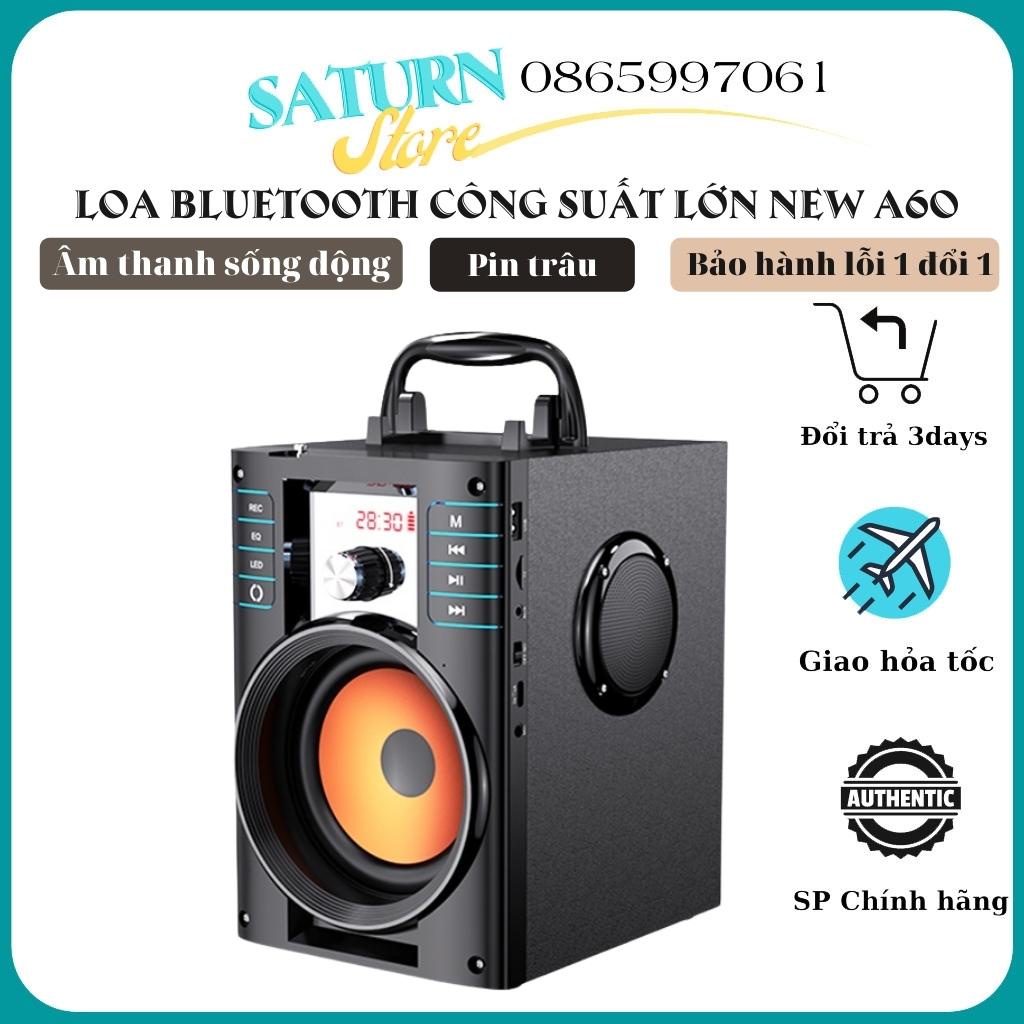 Loa bluetooth nhỏ, Loa bluetooth new A60 Kết Nối Bluetooth, Nghe Nhạc Cực Đỉnh, Karaoke Cực Hay - Bảo Hành Uy Tín