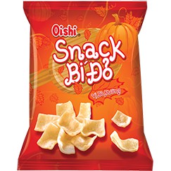 Bịch 20 gói bim bim Oishi snack bí đỏ 8g/gói