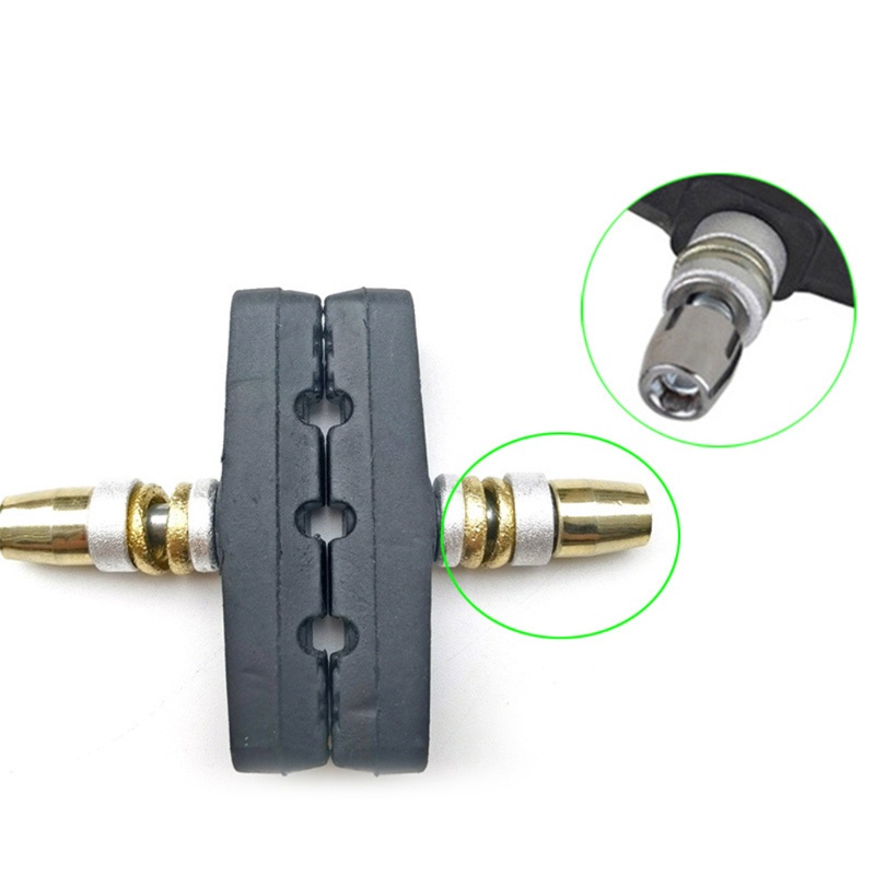 1 Cặp Phanh Xe Đạp Chống Nắng 60mm Hình Chữ V Không Gây Tiếng Ồn