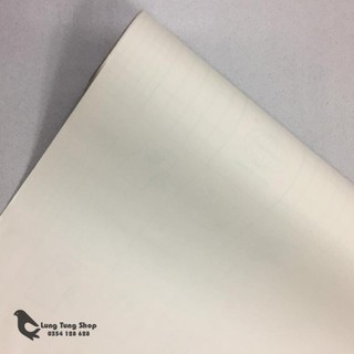 Decal trắng nhám có sẵn keo - khổ 1,2m loại dày