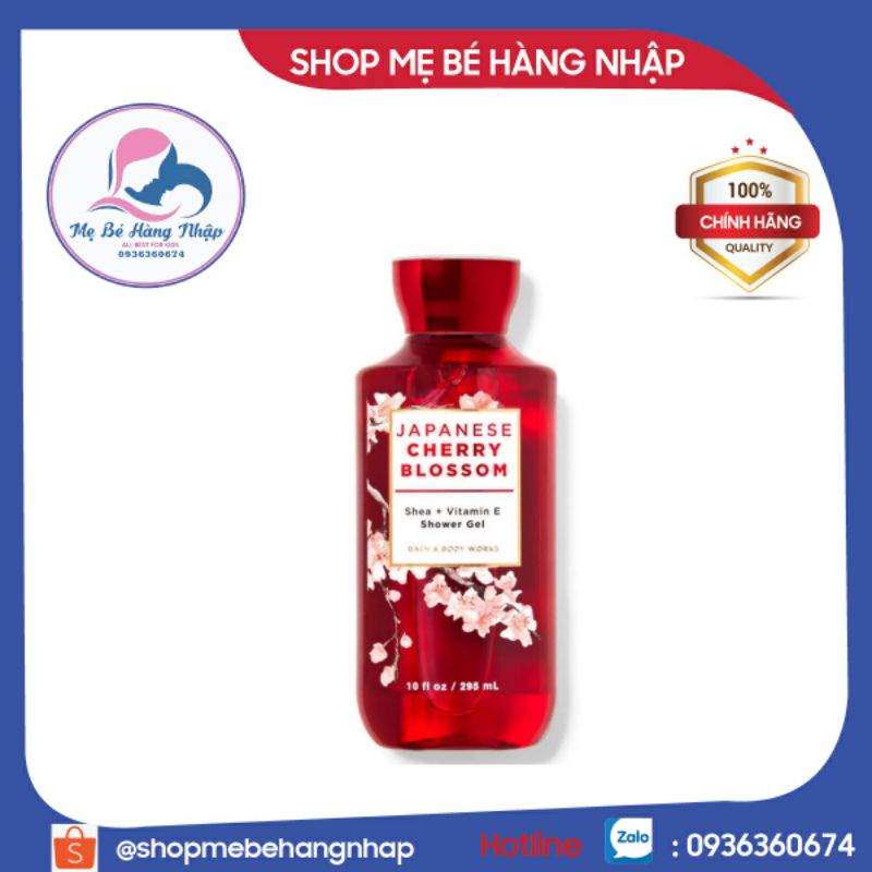 Sữa tắm Japanese Cherry Blossom Bath &amp; Body Works 295ml