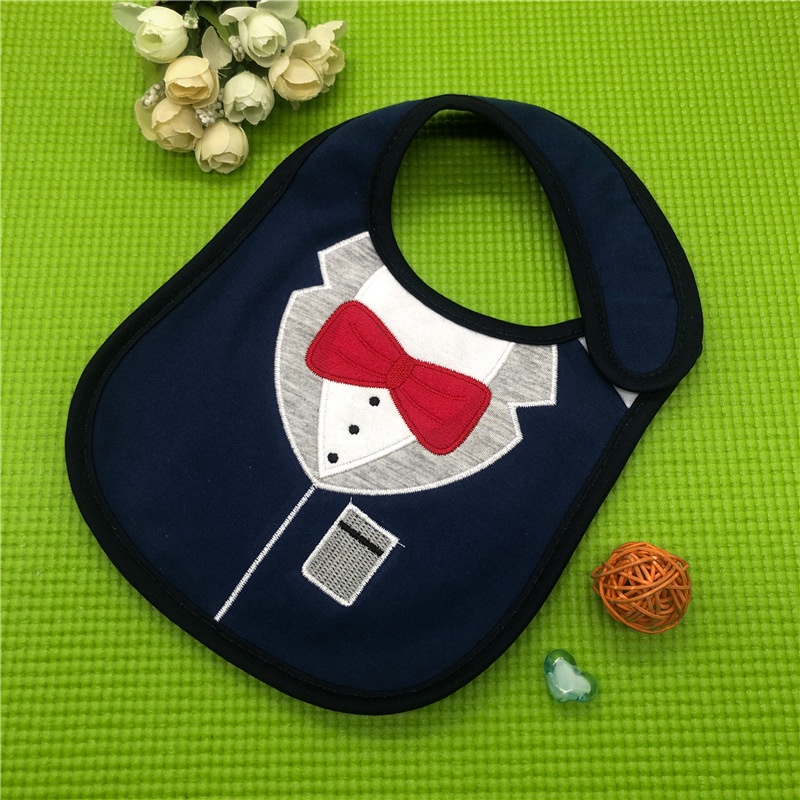 Yếm Ăn cotton 3 Lớp Chống Thấm Nước Cho Mẹ Và Bé