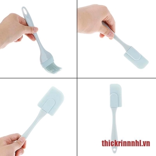 (Hàng Mới Về) Bộ Dụng Cụ Nhà Bếp 3 Món Bằng Silicon