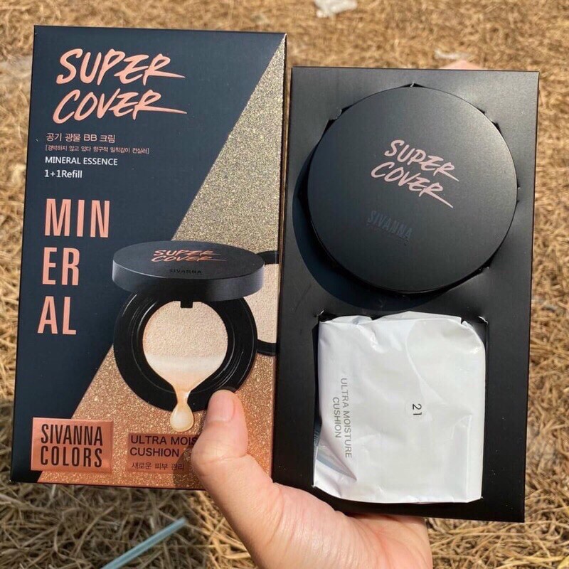 Phấn nước super cover SpF50++ Cushion BB Cream sivana!