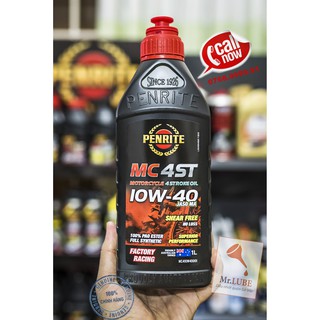 Dầu nhớt tổng hợp siêu cấp PENRITE MC4ST RACING 100% PAO&Ester 10W40 (Bản mới cải tiến của 5W40 cũ)