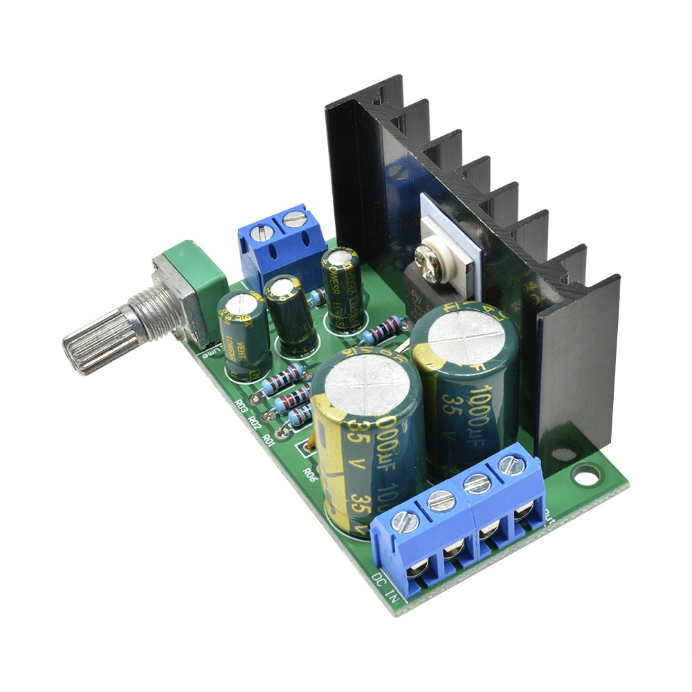 Bảng mạch khuếch đại âm thanh ZIQQUCU TDA2050 5W-120W DC 12-24V 1 kênh tiện lợi