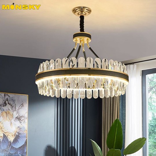 Đèn thả mâm MONSKY DOSRE phong cách tinh tế với 3 chế độ ánh sáng hiện đại.