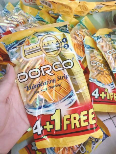 Combo 05 cây dao cạo 2 lưỡi Dorco