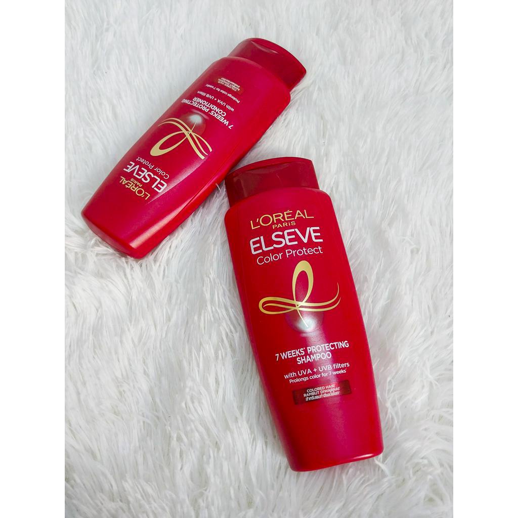 Combo dầu gội + xả LOREAL Paris giữ màu tóc nhuộm Loreal Elseve chai 280ml