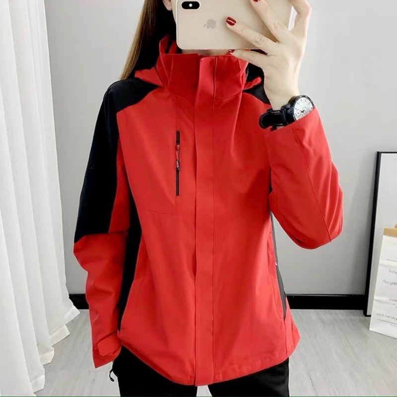 Áo khoác gió. Áo gió nam nữ 2 lớp phối màu cực đẹp chống nước cản gió tốt