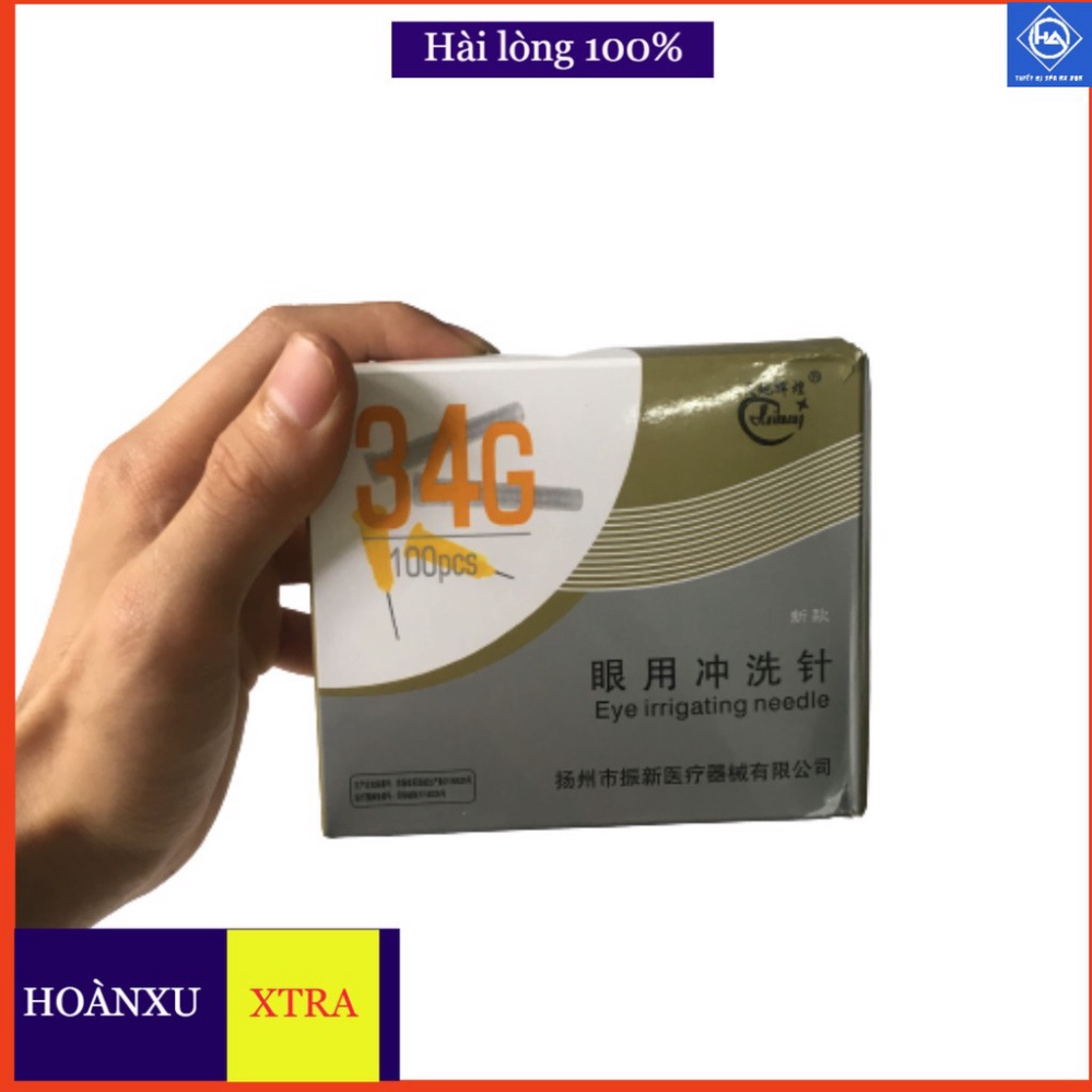 Kim tiêm dưỡng chất tinh chất Kim meso 34G siêu chắc siêu bền[ Lẻ 1 cây]
