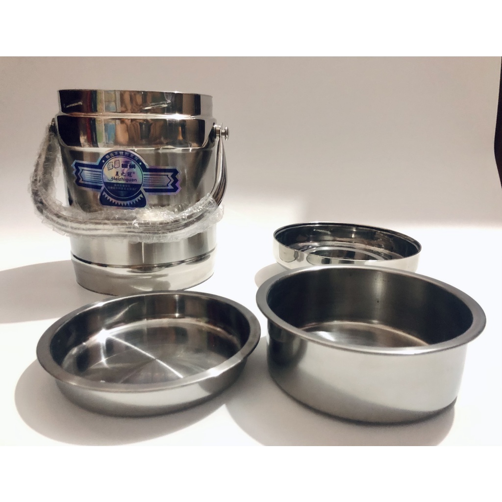 [Giá Sỉ] Cặp lồng inox Cà Mèn Inox giữ nhiệt đựng cơm, thức ăn