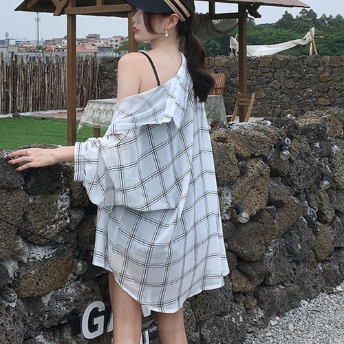 Thời Trang Áo Sơ Mi Chiffon Dáng Rộng In Hoa Kiểu Hàn Quốc Dễ Phối Đồ Cho Nữ | BigBuy360 - bigbuy360.vn