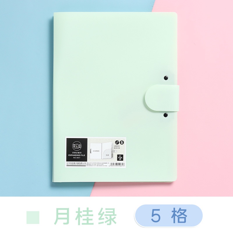 Cặp đựng tài liệu nhiều lớp a4 túi đựng giấy thi, cặp đựng hồ sơ đa chức năng cho học sinh, sinh viên, văn phòng HOKAMI