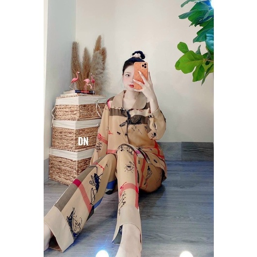 Bộ Bbr Kiến, bộ búc bơ ry , bộ burberry Kiến lụa mango cao cấp [ VIDEO + ẢNH THẬT ]