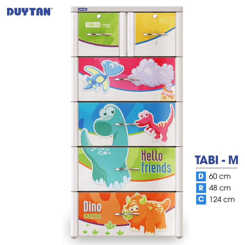 Tủ nhựa DUY TÂN Tabi M 5 tầng 6 ngăn  - 54682