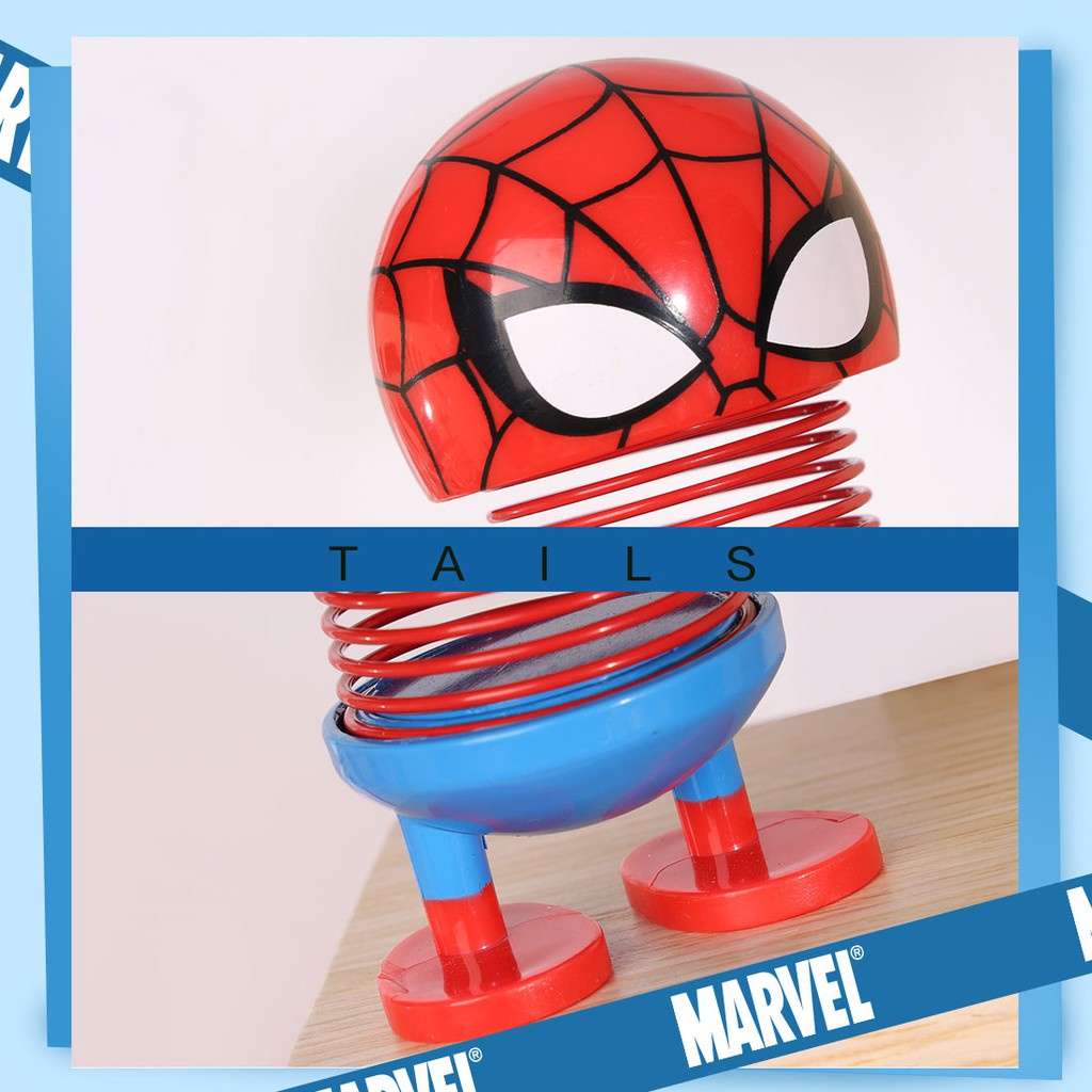 Tượng nhỏ trang trí có lò xo Miniso Marvel - Hàng chính hãng